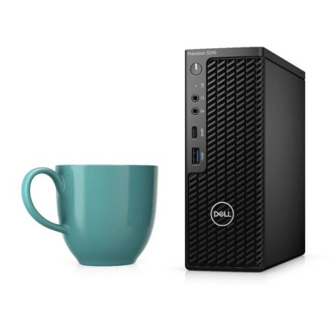 Dell Precision 3240 CFF Workstation - Core i7 10th Gen - 32GB Ram - 1TB NVMe - Windows 11 - Nvidia Quadro P620