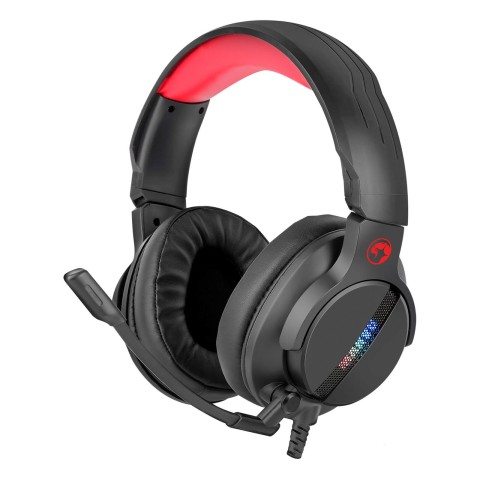 Marvo Scorpion HG9065 Gaming Headphones, 7.1 Virtual Surround Sound, RGB Gaming Headset - PC Xbox One, PS5 and PS4 Compatible, Professional 40mm Audio Drivers, Omnidirectional Mic