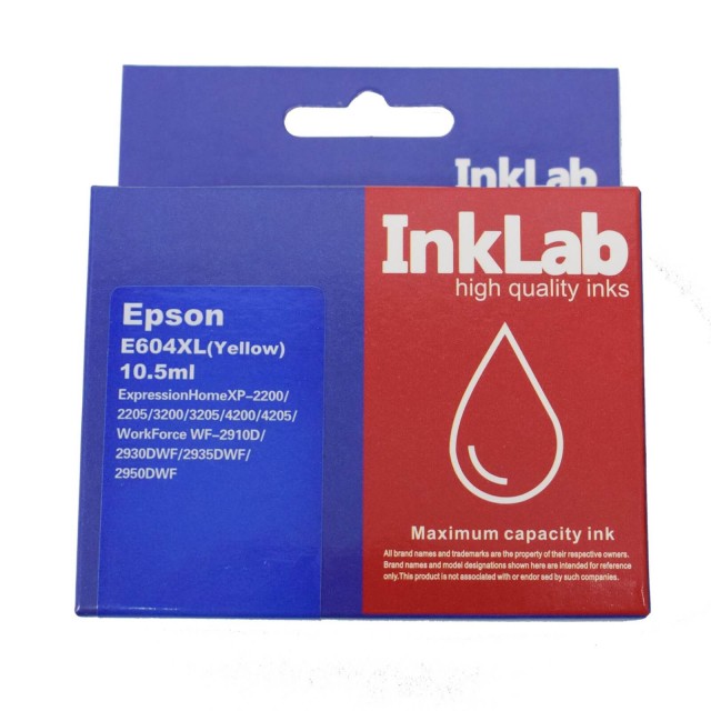 InkLab 604 Epson Compatible Yellow Replacement Ink